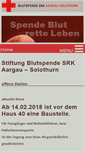 Mobile Screenshot of blutspende-ag-so.ch